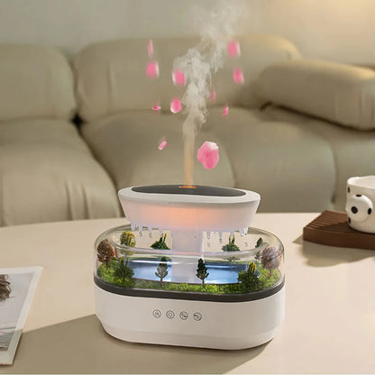 Regnmoln Aroma Humidifier | Ultrasonic Essential Oil Diffuser with LED Lights & White Noise | Home Air Purifier & Relaxation Device